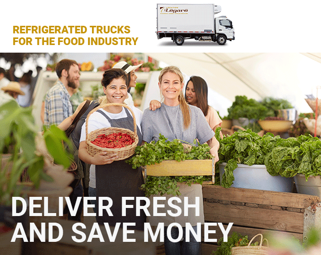 Refrigerated trucks for the food industry